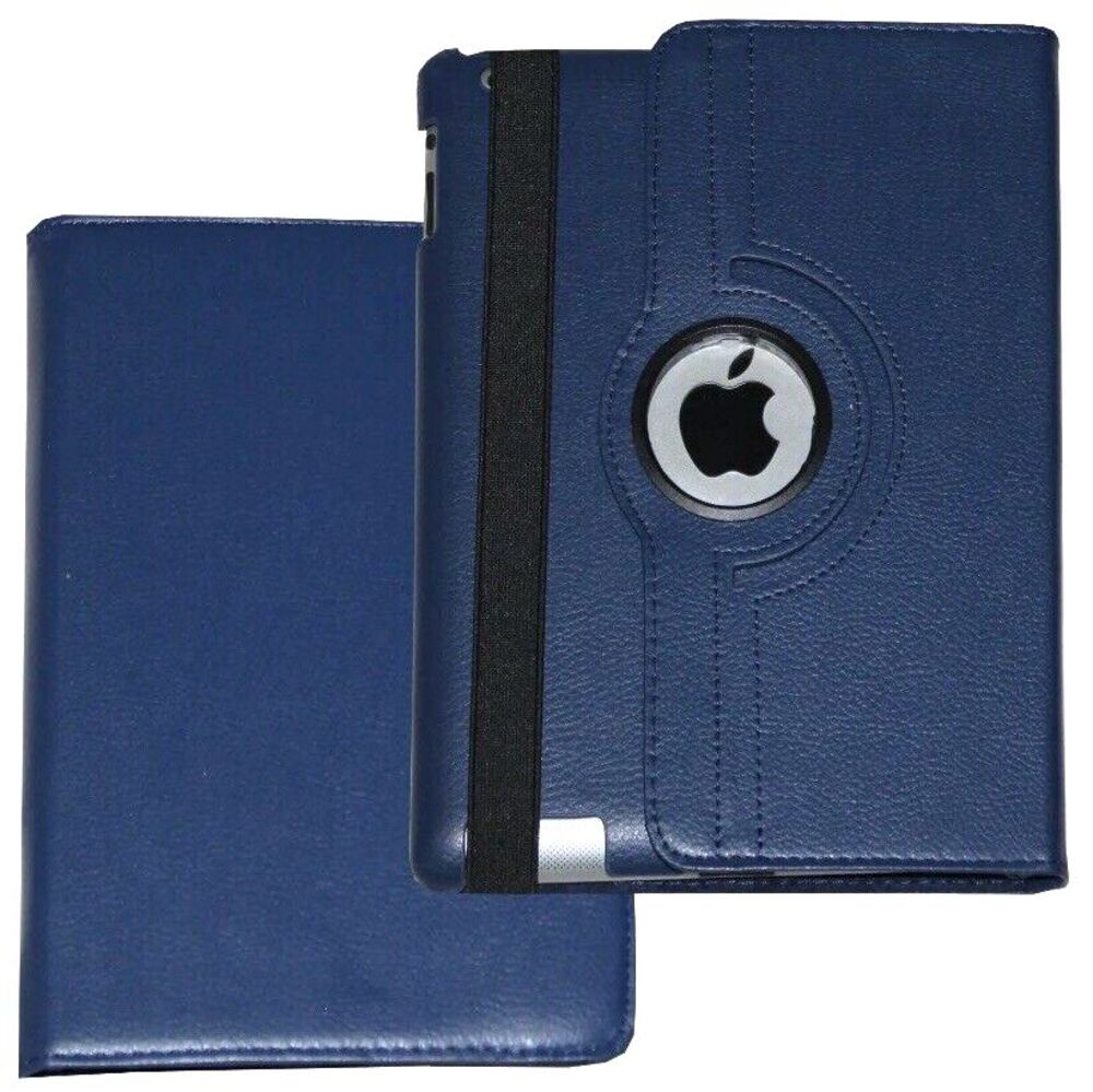 iPad Pro 12.9" 5th/6th Gen 360 Degree Rotating Stand Case - Navy Blue